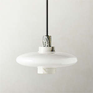 CB2 - February Catalog 2022 - Goldie Nylon-Wrapped Pendant Light