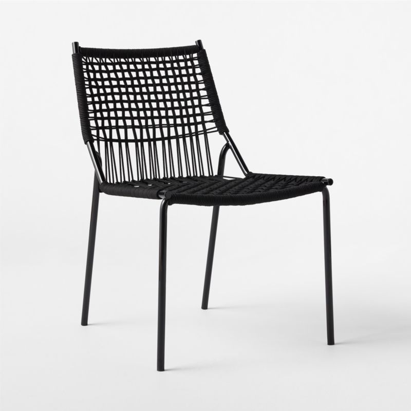 Virve Black Rope Outdoor Dining Chair - image 6 of 10