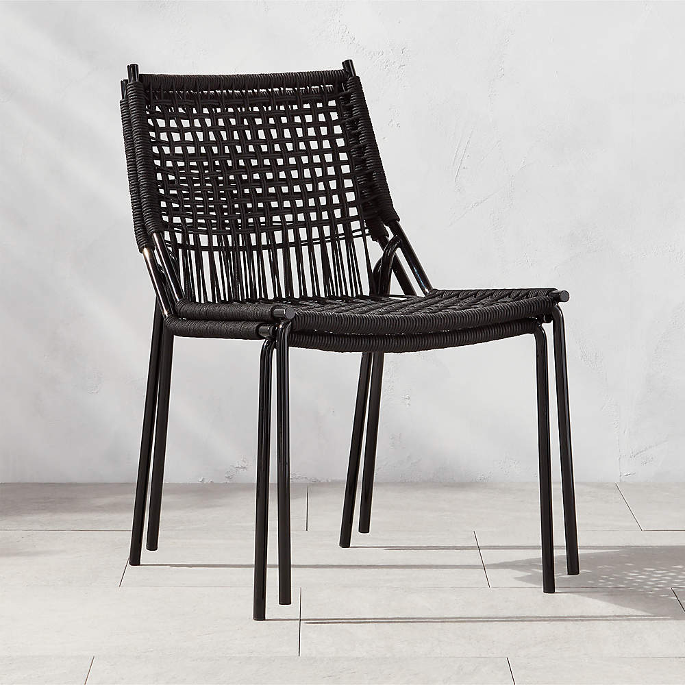 bunnings black outdoor chairs