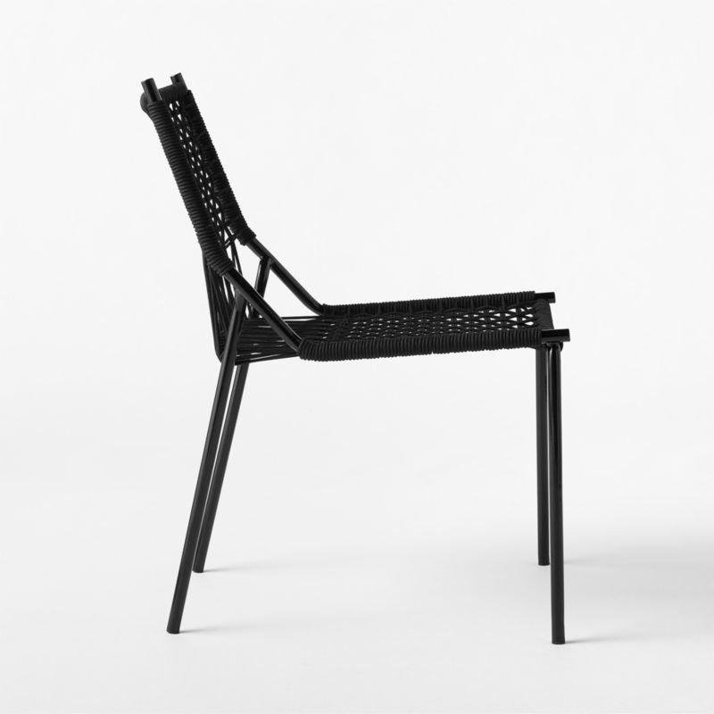 Virve Black Rope Outdoor Dining Chair - image 7 of 10