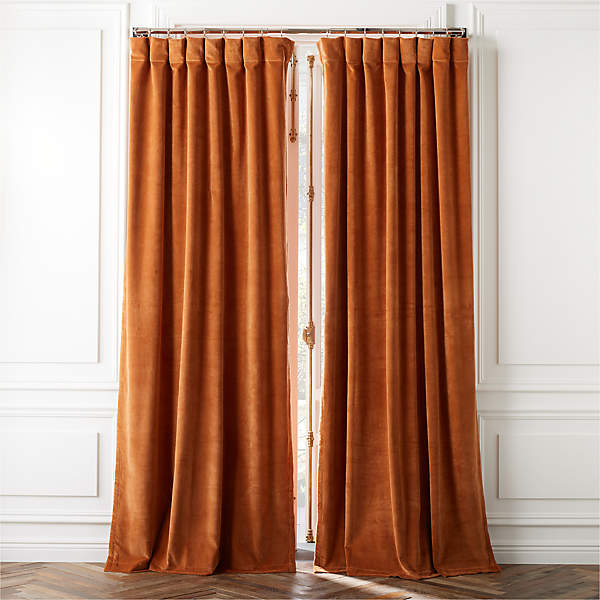 EUROPEAN FLAX-Certified Linen Orange Window Curtain Panel 48''x96 +  Reviews