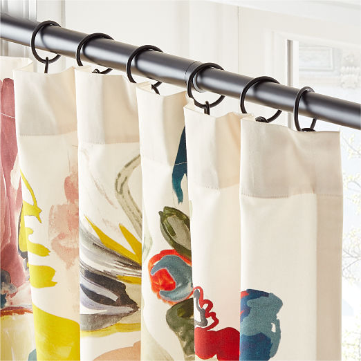 Jungle Floral Window Curtain Panel