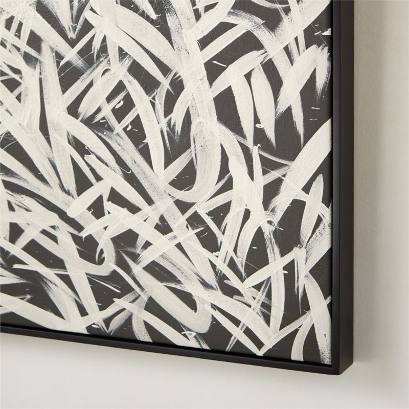 'Wabi Sabi' Framed Acrylic Painting Reproduction by Nicholas Tramontin 60"x40" - image 3 of 4