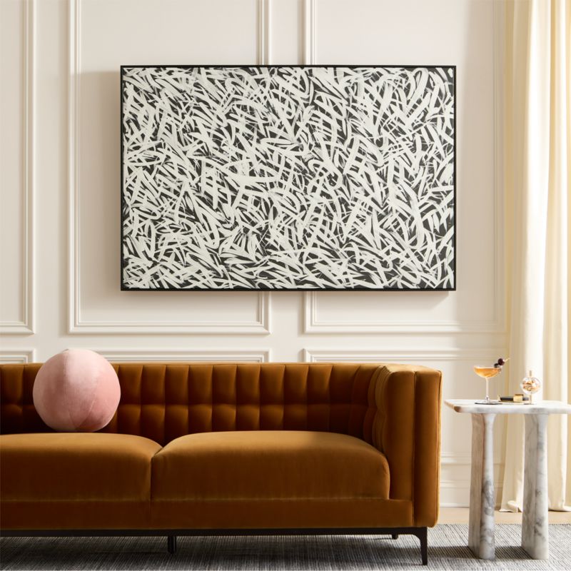 'Wabi Sabi' Framed Acrylic Painting Reproduction by Nicholas Tramontin 60"x40" - image 1 of 4