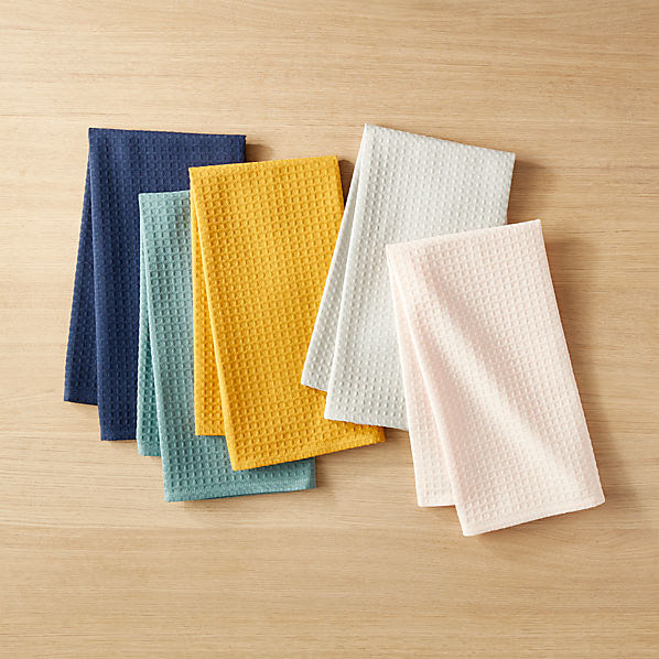 colorful tea towels