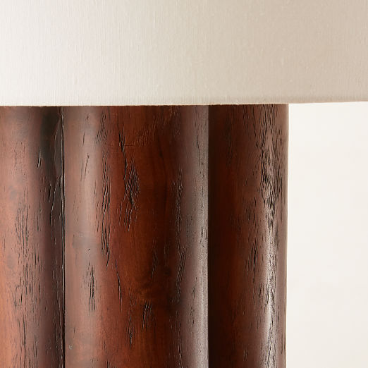 Walden Acacia Wood Floor Lamp