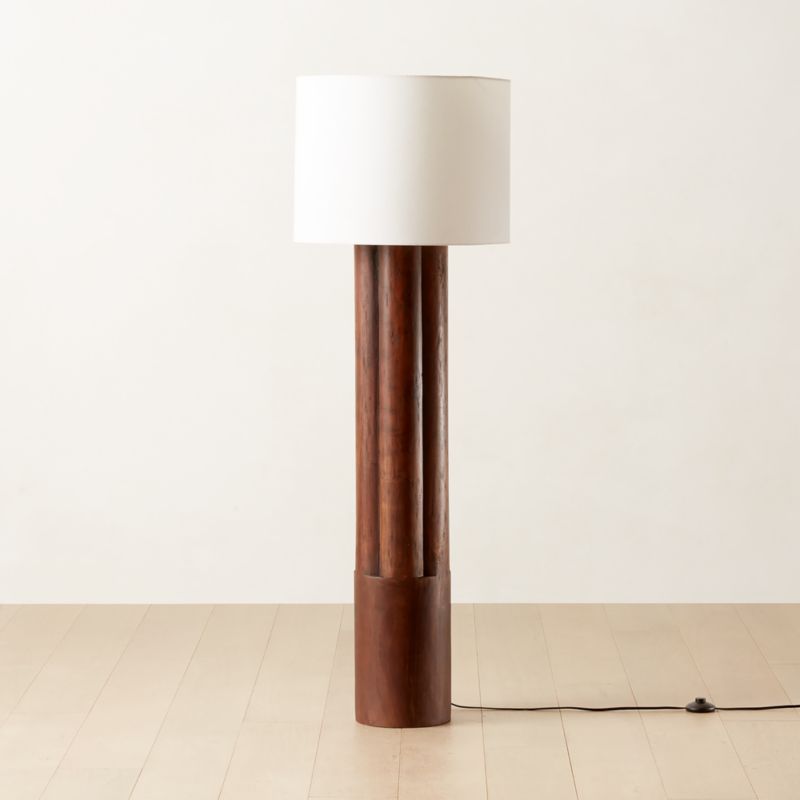 Walden Acacia Wood Floor Lamp - image 2 of 5