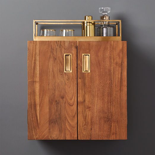 Modern Shelving And Wall Mounted Storage Cb2 Wall Mounted Bar Cabinet