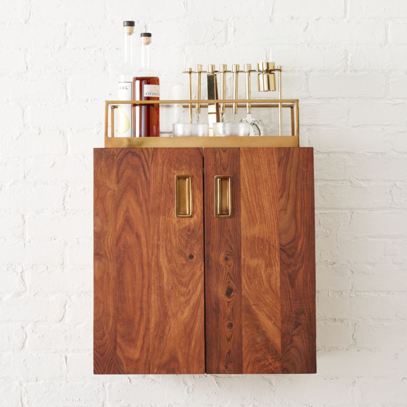 Bar Storage Cb2 Wall Mounted Bar Cabinet