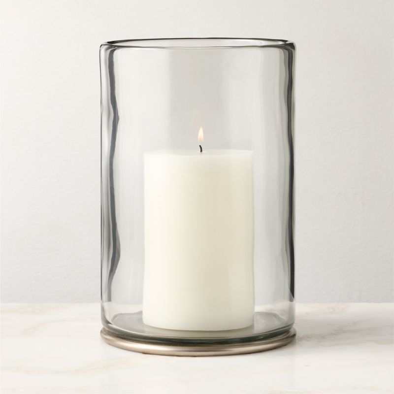 Warm White Pillar Candle 4"x6" - image 2 of 3