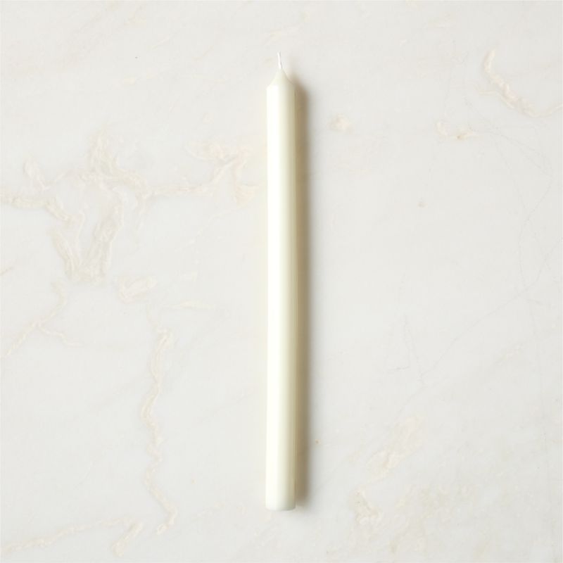 Viewing product image Warm White Taper Candle 12" - image 1 of 2