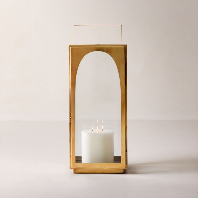 Warm White Pillar Candle 6"x6" - image 1 of 2