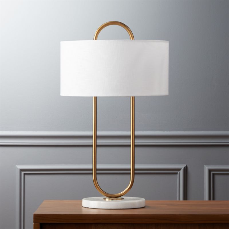 Bedside Lamps Cb2 Warner Table Lamp