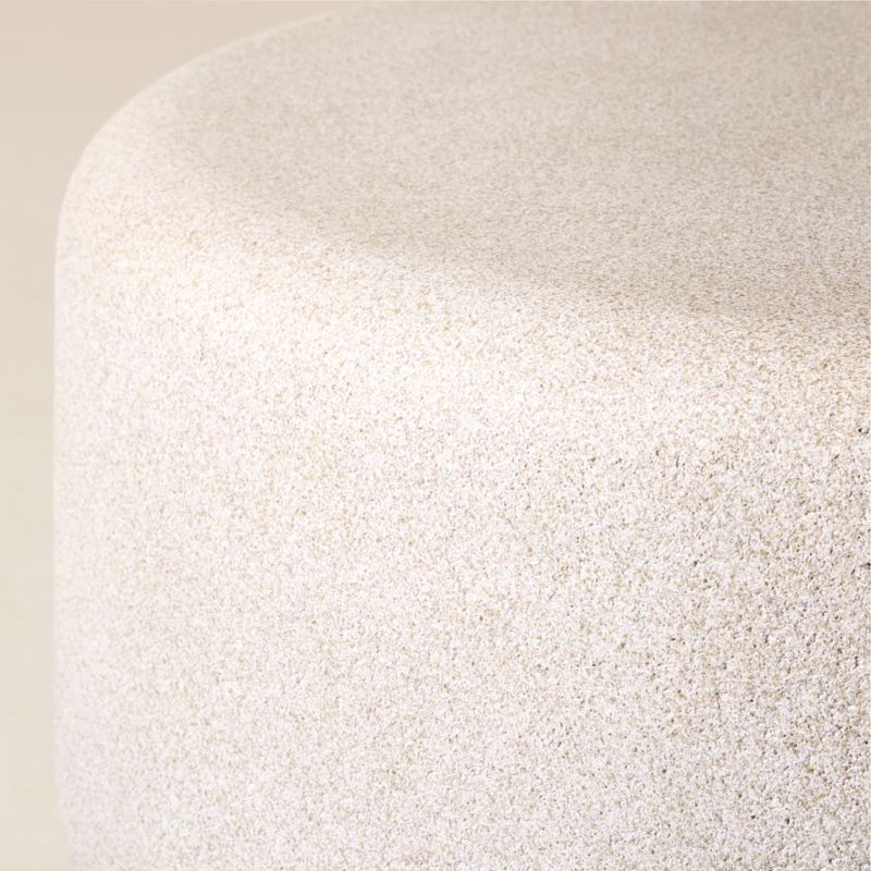 Warren Round 30" Grey Concrete Outdoor Coffee Table