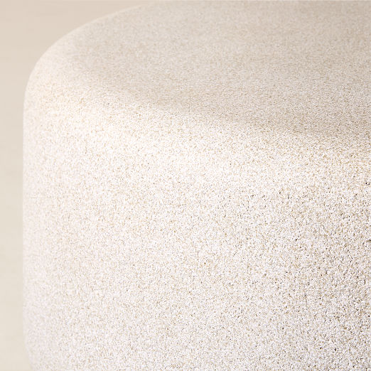 Warren Round 30" Grey Concrete Outdoor Coffee Table