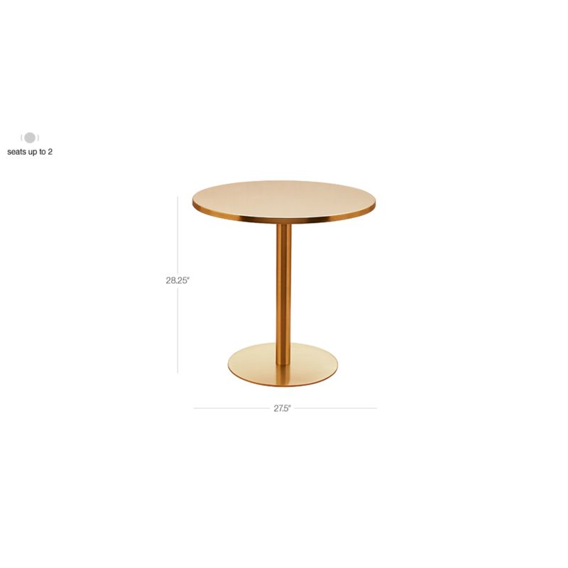 cb2 bistro table