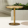 View Watermark Brass Outdoor Bistro Table - image 1 of 8