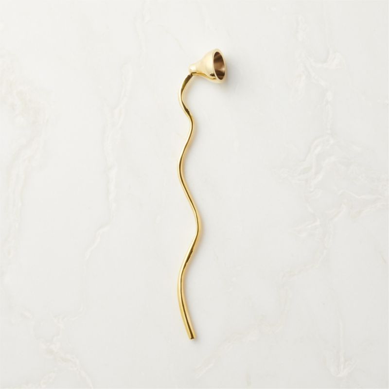 Waves Modern Brass Candle Snuffer + Reviews