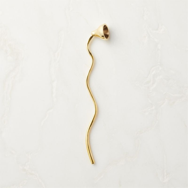 View Waves Brass Candle Snuffer details