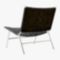 Black Woven Leather Chair + Reviews | CB2