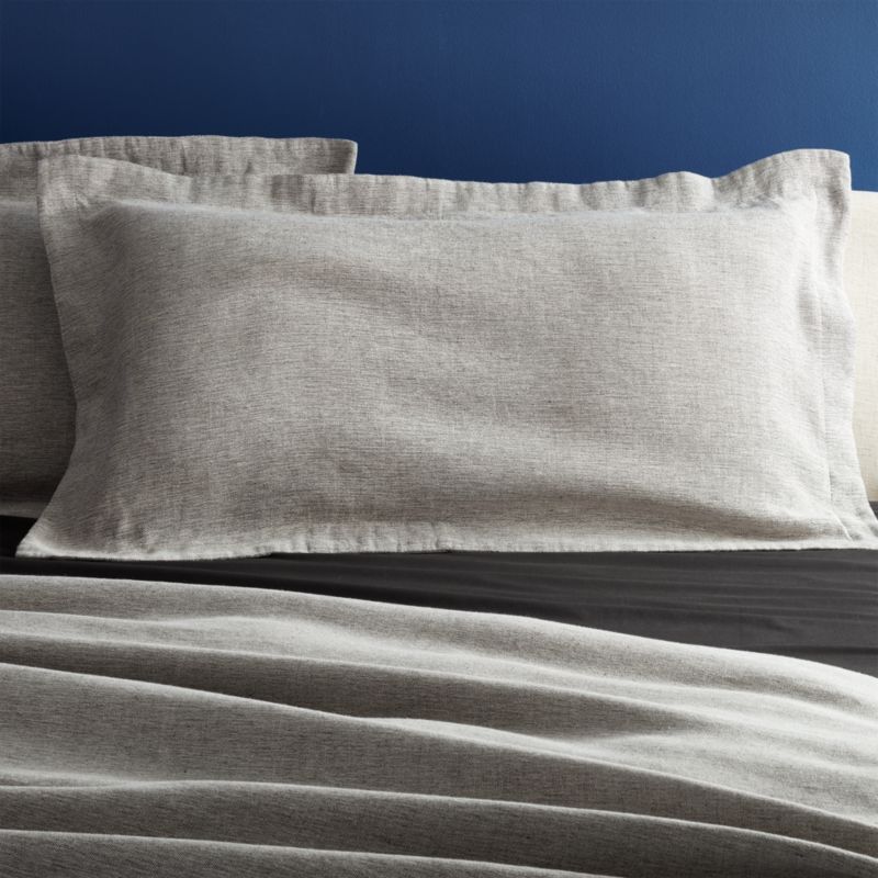 View Weekendr Graphite Chambray King Shams Set of 2 details