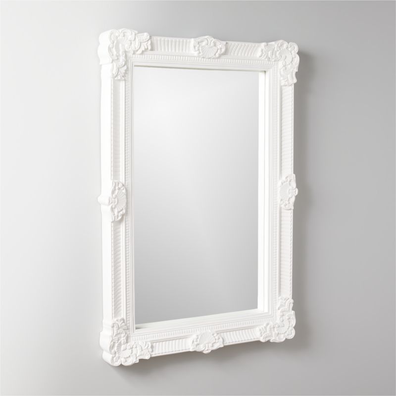 Wessex Carved Wood Rectangular Wall Mirror 33.5"x48.5" - image 2 of 4