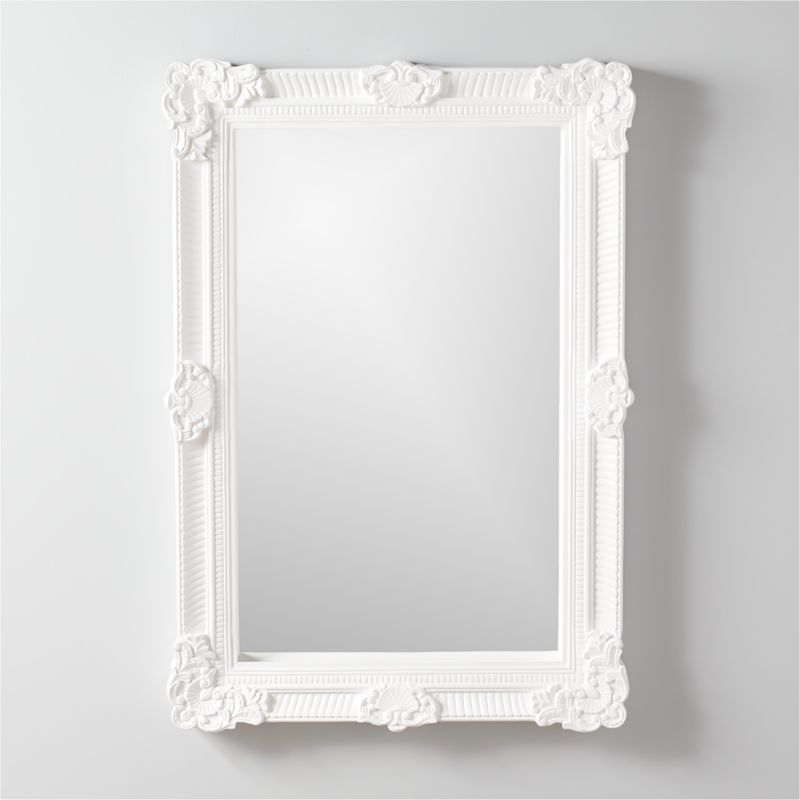 Wessex Carved Wood Rectangular Wall Mirror 33.5"x48.5" - image 0 of 4