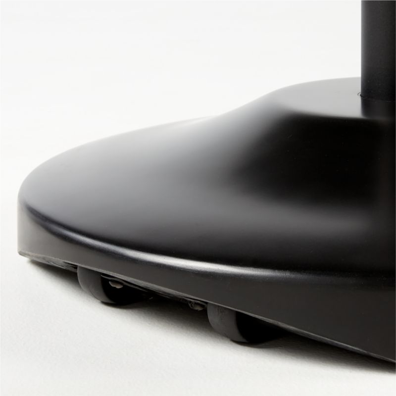 Black Outdoor Umbrella Base with Wheels - image 3 of 4