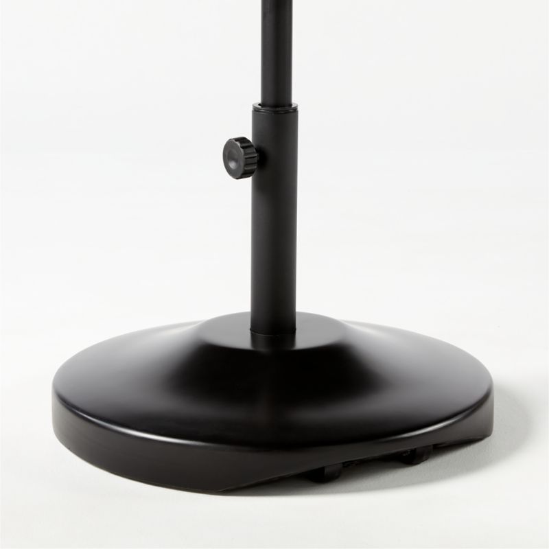 Black Outdoor Umbrella Base with Wheels - image 2 of 4