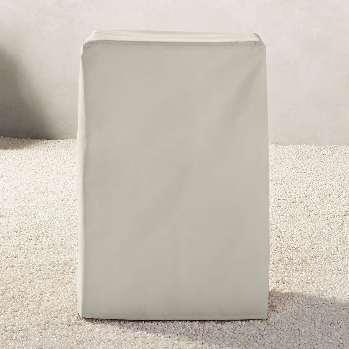 Ivory Concrete Side Table Cover CB2 Canada