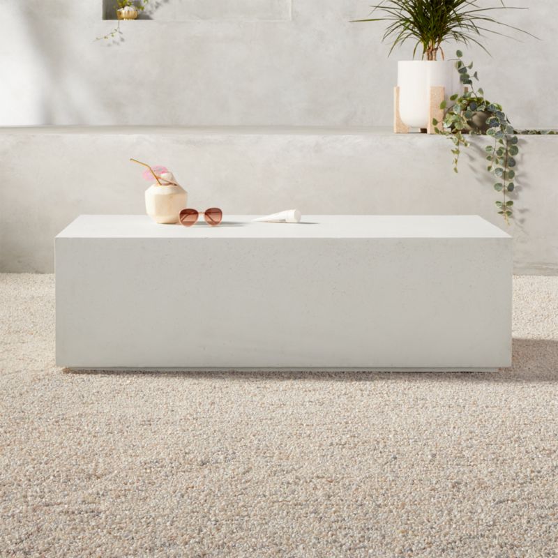 Cb2 store concrete bench