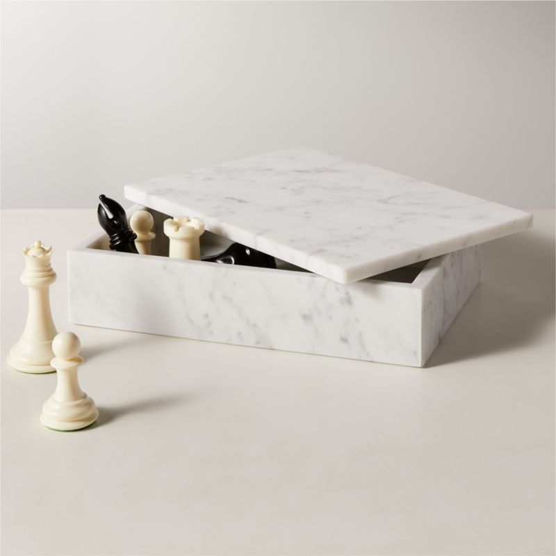 View Large White Marble Box details