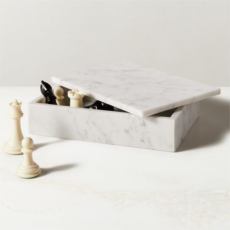 View Large White Marble Box details