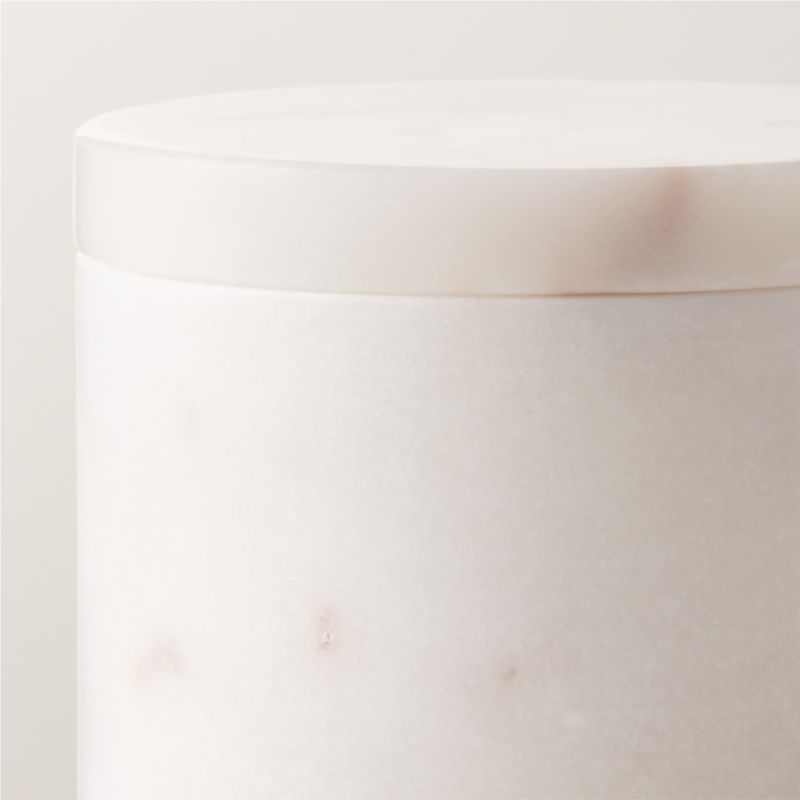 Nexus White Marble Canister Large - image 2 of 3