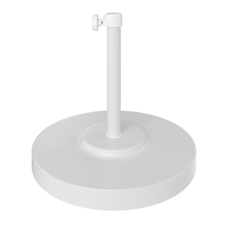 White Outdoor Umbrella Base - image 0 of 3