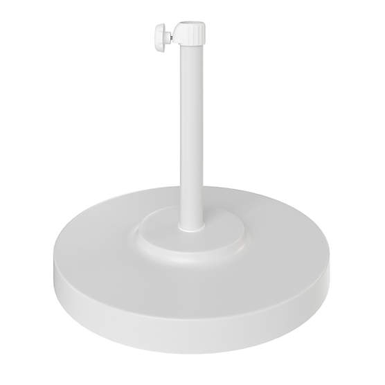 White Outdoor Umbrella Base