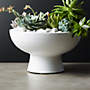 View White Pedestal Bowl - image 2 of 6