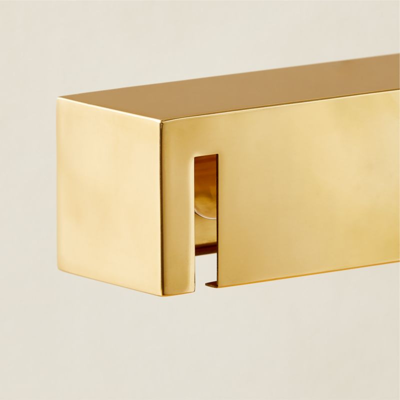 Wilde Polished Brass Task Floor Lamp - image 4 of 6