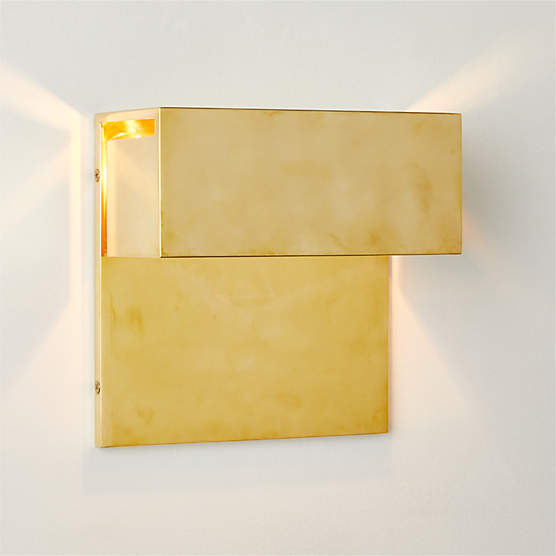 Jumeau White Concrete Modern Wall Sconce Light + Reviews CB2 Canada