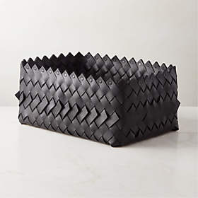 Kalum Woven Bleached Storage Basket Small