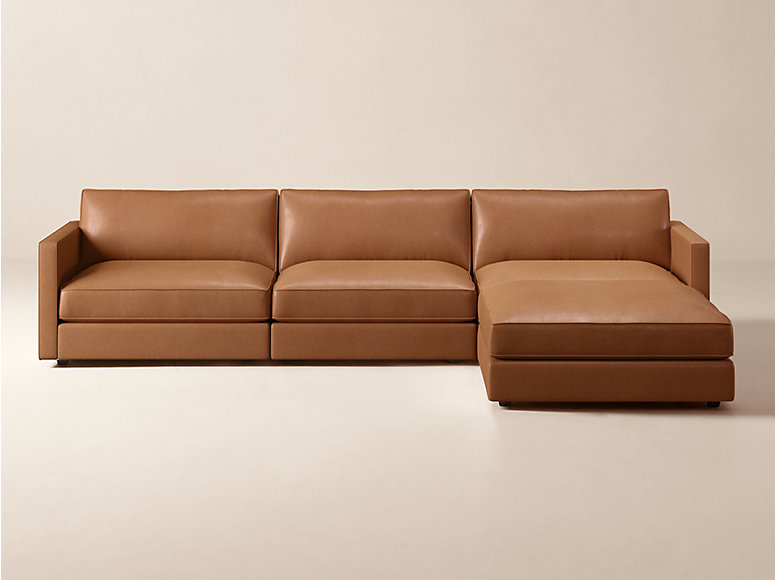 Winona Leather Sectional Collection