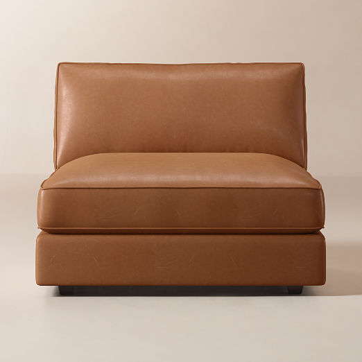 Winona Leather Armless Chair
