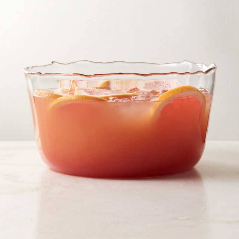 View Winry Clear Glass Punch Bowl details