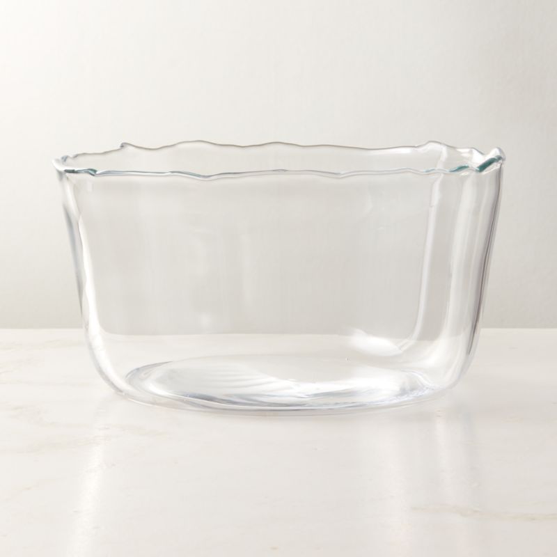 Viewing product image Winry Clear Glass Punch Bowl - image 1 of 5