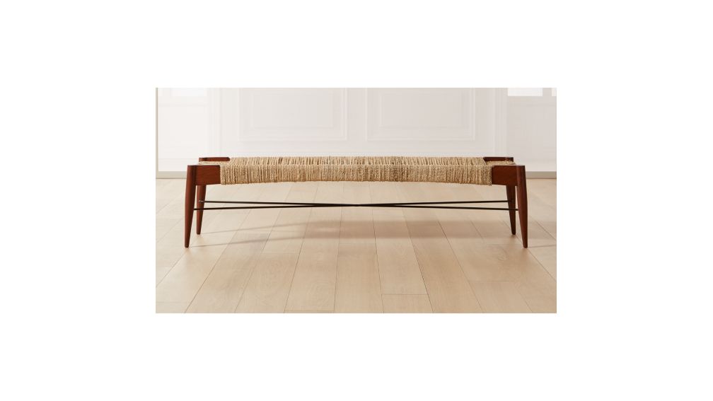 Wrap Large Natural Bench + Reviews CB2