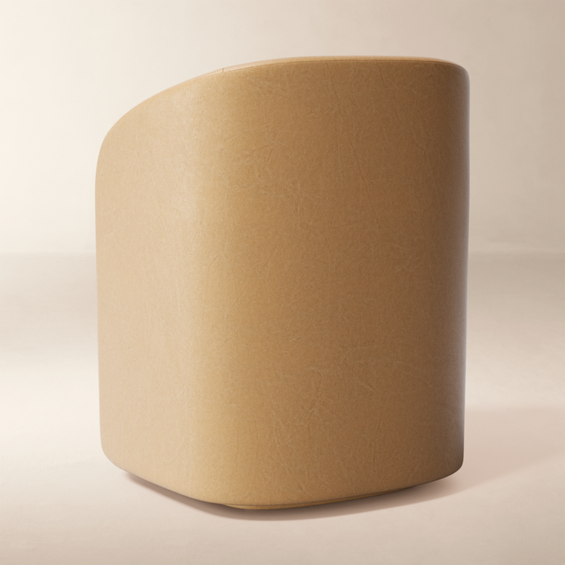 Wesler Leather Dining Chair Bello Saddle - image 4 of 5
