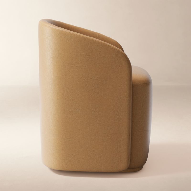 View Wesler Leather Dining Chair Bello Saddle - image 4 of 5