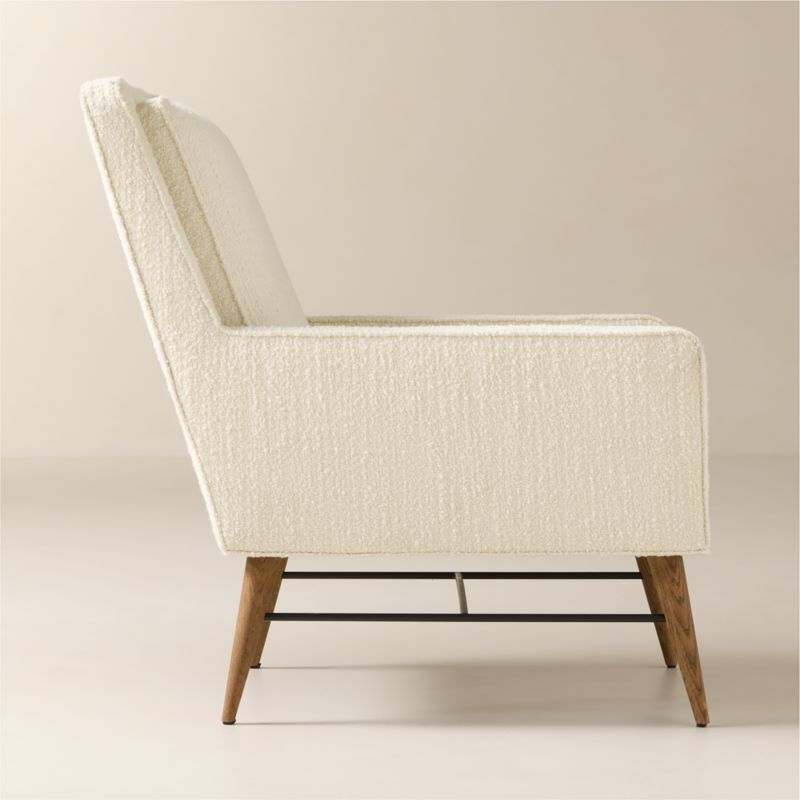 Irwin White Boucle Accent Chair Model 5012 by Paul McCobb - image 3 of 7