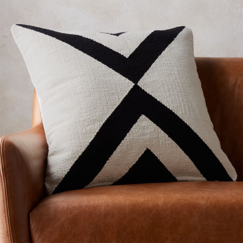 Shop 23" Xbase Pillow with Feather-Down Insert + Reviews | CB2 from CB2 on Openhaus