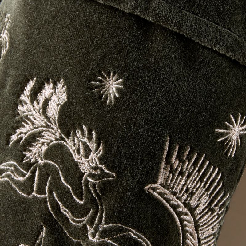 Yuletide Revelry Green Icon Christmas Stocking - image 3 of 4